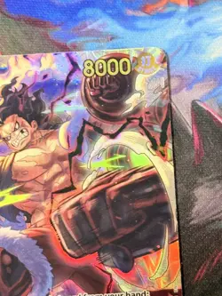 One Piece OP11-118 Monkey D. Luffy SEC OP11: A Fist of Divine Speed Foil ENG NM - Image 4