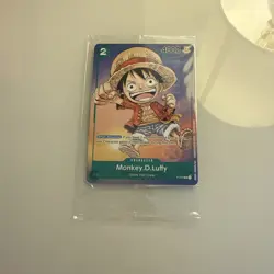 Auction #1 One Piece EN P-037 Promo Anime Expo Monkey.D.Luffy Sealed - Image 1