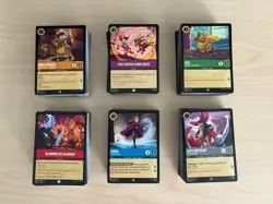 310x Disney Lorcana cards Lot Including Rares And Super Rares - Image 1