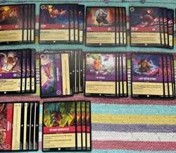 Disney Lorcana TCG Ruby Amethyst Control/Stall 60 Card custom Deck NM - Image 3
