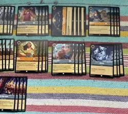 Disney Lorcana TCG amber steel Song Fabled Rotation Custom 60 Card Deck NM - Image 4