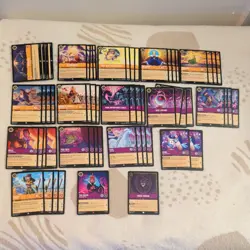 Disney Lorcana Custom Amber Amethyst deck fabled ready princess queen - Image 1
