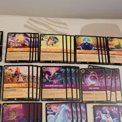 Disney Lorcana Custom Amber Amethyst deck fabled ready princess queen - Image 3