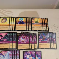 Disney Lorcana Custom Amber Amethyst deck fabled ready princess queen - Image 4