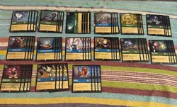 Disney Lorcana TCG Duck Dynasty Emerald Sapphire Fabled Rotation Custom Deck - Image 2
