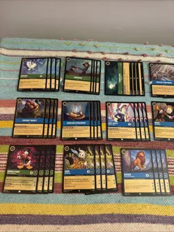 Disney Lorcana TCG Duck Dynasty Emerald Sapphire Fabled Rotation Custom Deck - Image 3