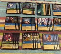 Disney Lorcana TCG Duck Dynasty Emerald Sapphire Fabled Rotation Custom Deck - Image 4