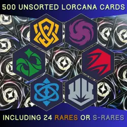 500 Disney Lorcana Unsorted Bulk Cards with Rares - R/UC/C/FOIL - FREE P&P - Image 1