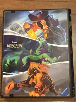 Disney Villains 9-Pocket Binder/Portfolio Holds 252 Cards 2025 Lorcana EMPTY - Image 1