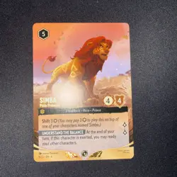 Simba - Pride Protector 8 Disney Lorcana Promo Cards Regular - Image 1