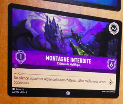 LORCANA TRADING CARD GAME TCG DISNEY CHAPT 3 MONTAGNE INTERDITE 66/204 FR NM - Image 1