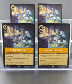 Disney Lorcana Or Rewrite History! 27/204 Whispers in the Well Uncommon 4 Cards - Image 1