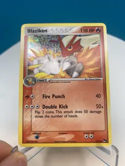 Pokemon TCG Blaziken 1/17 Promo Holo Rare Pop Series 1 - NM - Image 2
