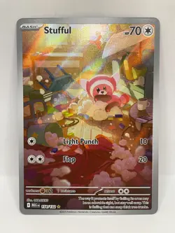 Stufful Illustration Rare Pokemon TCG Mega Evolutions 154/132 - Image 1
