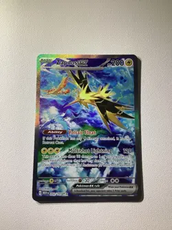 Zapdos ex #202/165 Sv: Scarlet & Violet 151 Holo NEAR MINT Pokemon TCG - Image 1