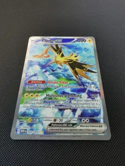 Zapdos ex #202/165 Sv: Scarlet & Violet 151 Holo NEAR MINT Pokemon TCG - Image 4