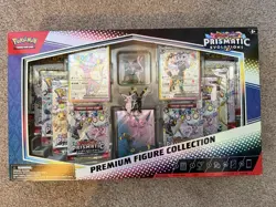Pokemon TCG Prismatic Evolutions Premium Figure Collection Sealed Box - Image 1