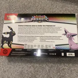 Pokemon Prismatic Evolutions Premium Figure Collection Box - Brand New Sealed - Image 2