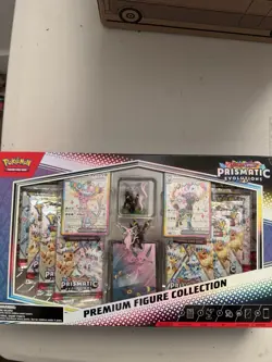 POKEMON PRISMATIC EVOLUTIONS ESPEON UMBREON PREMIUM FIGURE COLLECTION SEALED BOX - Image 1