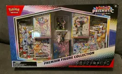 Pokemon TCG Prismatic Evolutions Premium Figure Collection Sealed Box - Image 1
