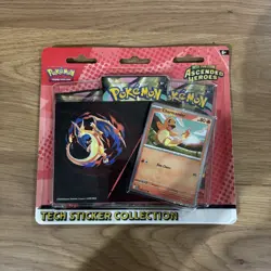 Pokemon Mega Evolution Ascended Heroes Tech Sticker Collection charmander Promo - Image 1
