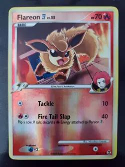 Flareon E4 60/111 SP Reverse Holo Pokemon TCG Card Platinum Rising Rivals NM - Image 1
