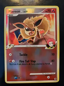 Flareon E4 60/111 SP Reverse Holo Pokemon TCG Card Platinum Rising Rivals NM - Image 2
