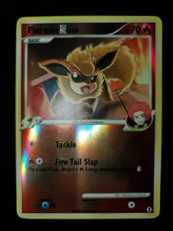 Flareon E4 60/111 SP Reverse Holo Pokemon TCG Card Platinum Rising Rivals NM - Image 3