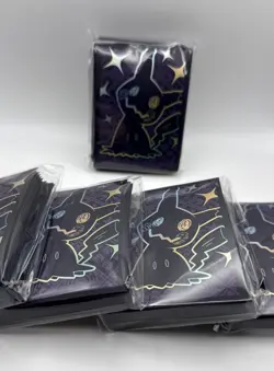65 Ct Mimikyu Paldean Fates ETB Pokemon Card Sleeves New Sealed - Image 2
