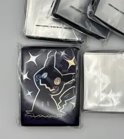65 Ct Mimikyu Paldean Fates ETB Pokemon Card Sleeves New Sealed - Image 3
