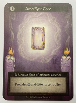 Sorcery Contested Realm Beta Amethyst Core Unique Card - Image 1