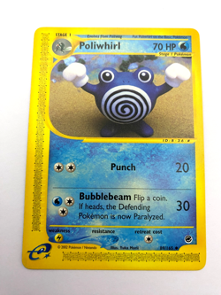 Pokemon Card - Non-Holo Poliwhirl 89/165 Expedition *EX* e-Card Uncommon - Image 1