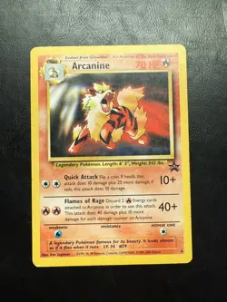 Pokemon Card - Arcanine WoTC Black Star Promo 6 Non Holo P - Image 1