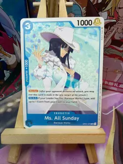 Ms. All Sunday (Promotion Pack 2023) One Piece Promotion Cards One Piece NM - Image 1