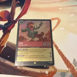 Lilo Causing an Uproar Cold Foil Card 137/204 Reign of Jafar Series - Image 1