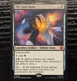MTG The Soul Stone #0066 Marvel's Spider-Man Universes Beyond NM/Mint Artifact - Image 1