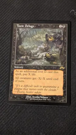Toxic Deluge (Retro Frame) MTG Modern Horizons 3 Regular NM+ - Image 1