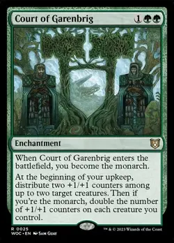MTG Court of Garenbrig Wilds of Eldraine Commander 25 - Image 1