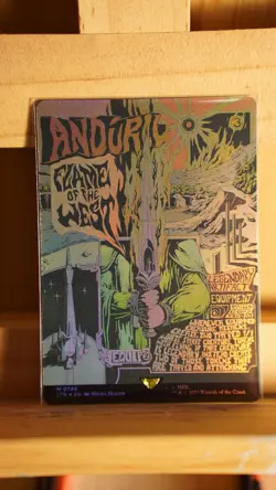 Anduril Flame of the West - Poster - Foil - LP - Lord of the Rings MTG - Image 1