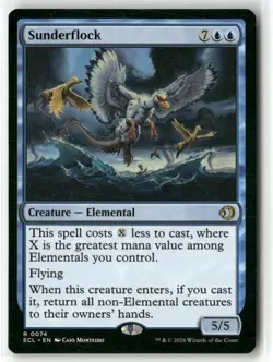 Sunderflock Lorwyn Eclipsed Magic The Gathering MTG NM Regular IN HAND - Image 1