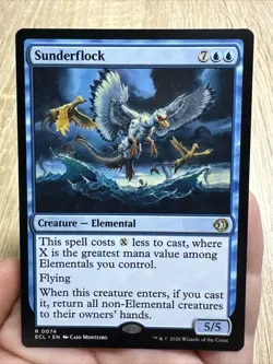 Sunderflock Lorwyn Eclipsed Regular NM MTG 74 - Image 1