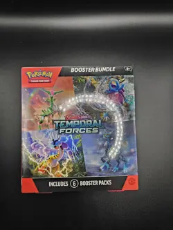Pokemon TCG Scarlet & Violet Temporal Forces Booster Bundle (6 Packs) SEALED - Image 1