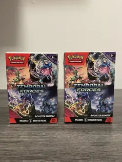 2x Pokemon TCG Scarlet & Violet Temporal Forces Booster Bundle (12 Packs) SEALED - Image 1