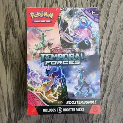 Pokemon TCG Scarlet & Violet Temporal Forces Booster Bundle (6 Packs) SEALED - Image 1