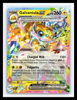 💥 Pokemon TCG: Galvantula EX 051/142 SV: Stellar Crown Double Rare Holo - Image 1