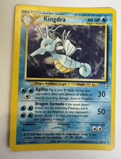 Pokemon TCG - Kingdra - 8/111 - Holo - Rare - Neo Genesis Unlimited [Light Play] - Image 1