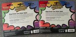 SET OF 2 - POKEMON ASCENDED HEROES TECH STICKER COLLECTION CHARMANDER & GHASTLY - Image 2