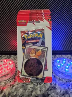 10x Eevee Destined Rivals Checklane Blisters Sealed Pokemon Scarlet Violet 🔥 - Image 1