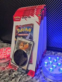 10x Eevee Destined Rivals Checklane Blisters Sealed Pokemon Scarlet Violet 🔥 - Image 2