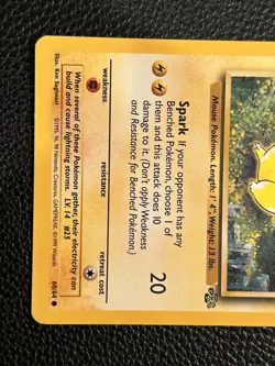 Pokemon WOTC VTG Pikachu 60/64 Jungle Regular Mint - Image 3